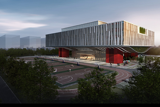 運(yùn)動(dòng)場半鳥瞰